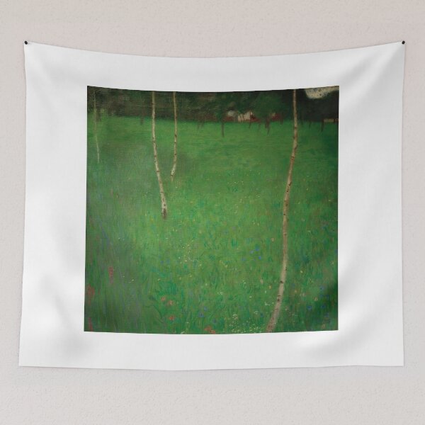 Item preview, Farmhouse and Birches – Gustav Klimt designed and sold by Art Outlaws.