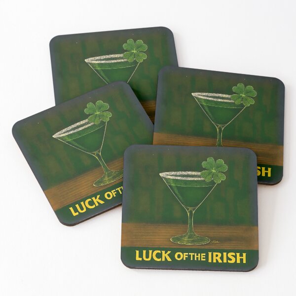 Item preview, St Patrick's Day Luck of the Irish Shamrock Martini designed and sold by Lee Hiller Designs.