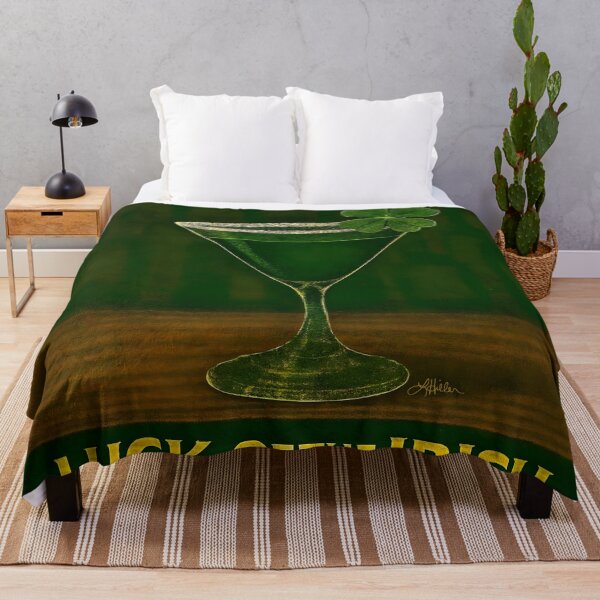 Item preview, St Patrick's Day Luck of the Irish Shamrock Martini designed and sold by Lee Hiller Designs.