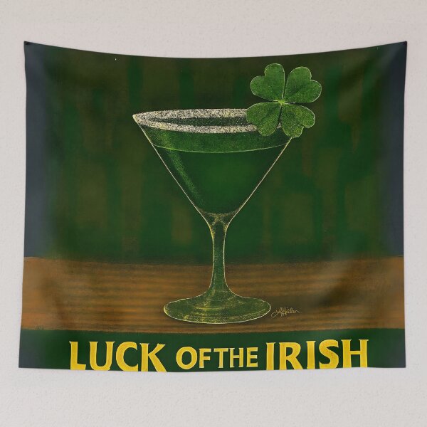 Item preview, St Patrick's Day Luck of the Irish Shamrock Martini designed and sold by Lee Hiller Designs.