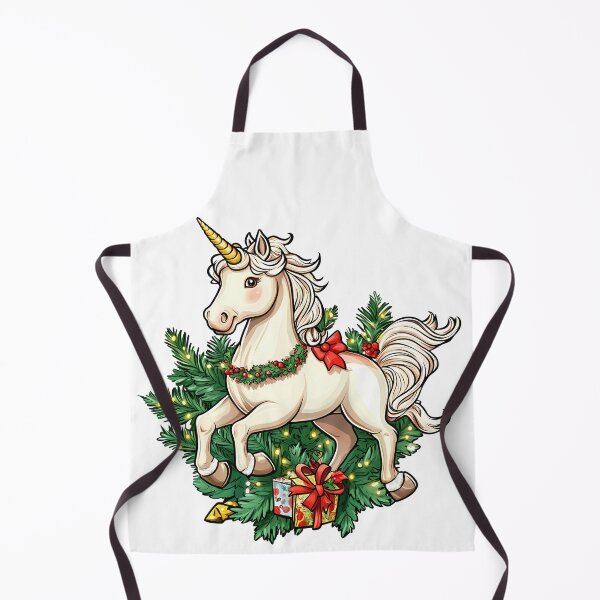 Item preview, Christmas Unicorn with Garland and Gifts designed and sold by DesignArtist.ia.