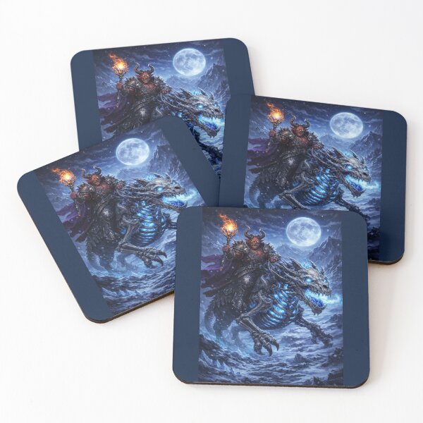 Item preview, Demonic Rider of the Frozen Dragon designed and sold by Maverickystore.