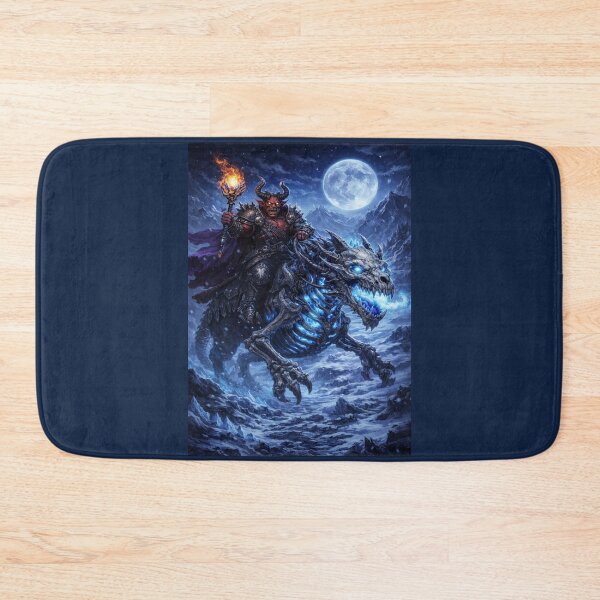 Item preview, Demonic Rider of the Frozen Dragon designed and sold by Maverickystore.