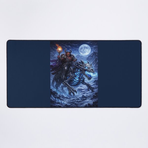 Item preview, Demonic Rider of the Frozen Dragon designed and sold by Maverickystore.