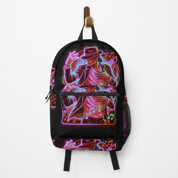 Item preview, Dance King MJ Magical Light Neon Music Art designed and sold by ExploreAura Studio.