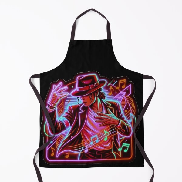 Item preview, Dance King MJ Magical Light Neon Music Art designed and sold by ExploreAura Studio.