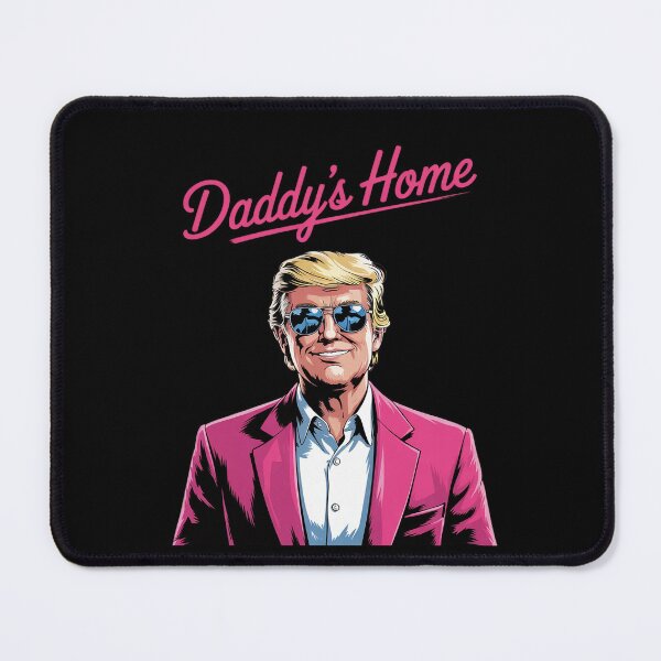 Item preview, Daddys Home White House Trump Pink designed and sold by MythWoot.