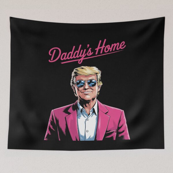 Item preview, Daddys Home White House Trump Pink  designed and sold by MythWoot.