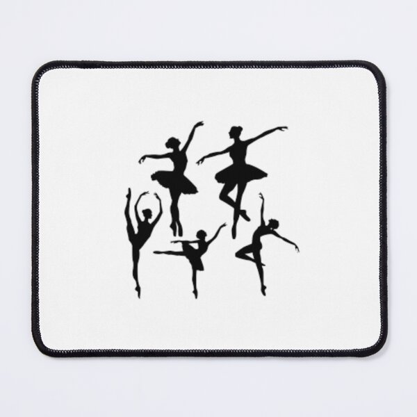 Item preview, Ballet Silhouettes Set: Five Dancers in Motion designed and sold by Prayful.