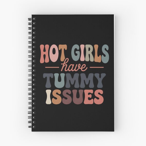 Item preview, Hot Girls Have Tummy Issues - This funny design is for confident girls who live with tummy issues, IBS or digestive problems and choose humor, self-acceptance and body positivity instead of shame.  designed and sold by ZyziowskyArt.