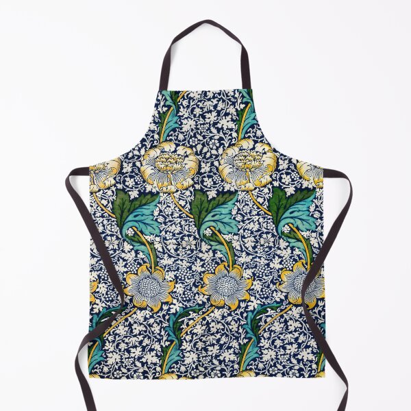 Item preview, William Morris “Kennet” Floral Pattern | Indigo Blue Botanical Arts & Crafts designed and sold by ArtDesignRemix.