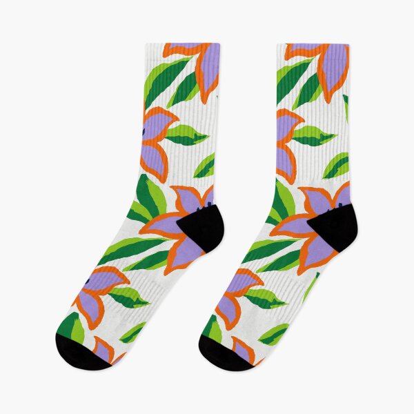 Item preview, Seamless bold floral pattern with hand painted flowers and green leaves. designed and sold by Opart Srinok.