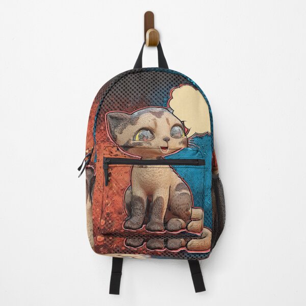 Item preview, Cute Comic Kitten with Speech Bubble Illustration designed and sold by Grafititee.