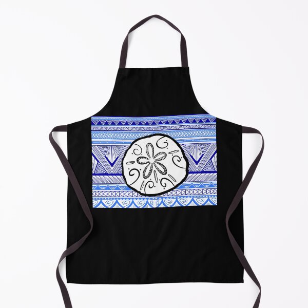 Item preview, Tribal Sand Dollar with Blue Tribal Background designed and sold by Steeb757.