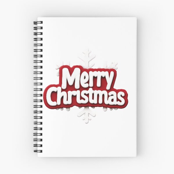 Item preview, Merry Christmas Snowflake Typography designed and sold by DesignArtist.ia.