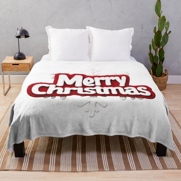 Item preview, Merry Christmas Snowflake Typography designed and sold by DesignArtist.ia.