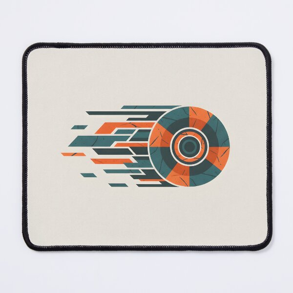 Item preview, Geometric circular emblem with dynamic motion streaks designed and sold by homydesign.
