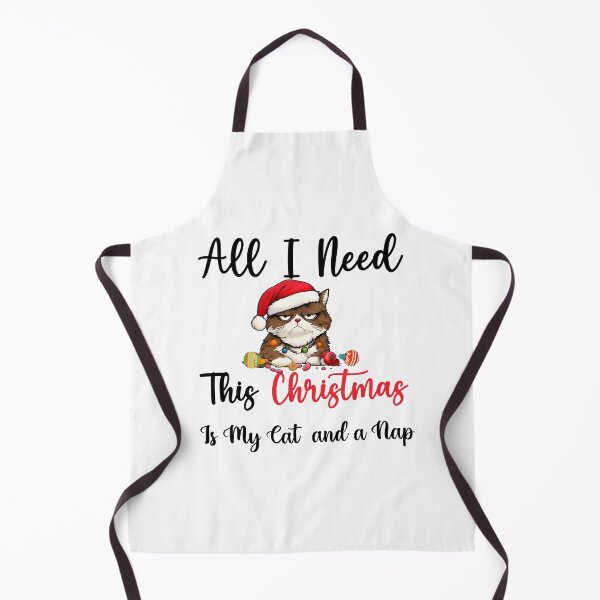 Item preview, All I Need This Christmas Is My Cat and a Nap funny Christmascat shirt designed and sold by hafidoox.
