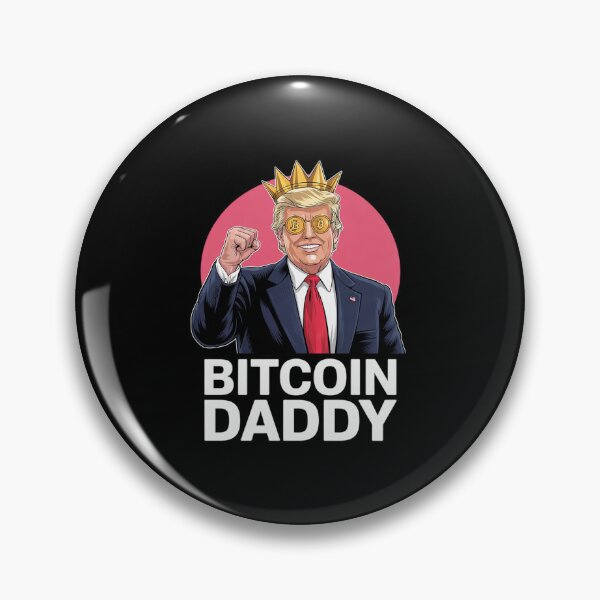Item preview, BITCOIN DADDY Trump Crypto King I'll Be Home Valentine  designed and sold by AquaKiev.