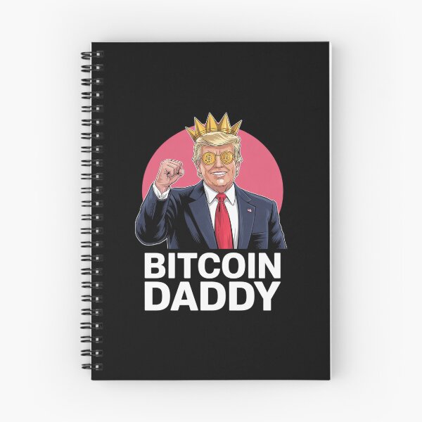 Item preview, BITCOIN DADDY Trump Crypto King I'll Be Home Valentine  designed and sold by AquaKiev.