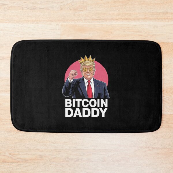 Item preview, BITCOIN DADDY Trump Crypto King I'll Be Home Valentine  designed and sold by AquaKiev.