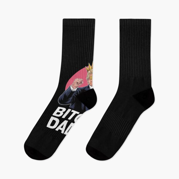 Item preview, BITCOIN DADDY Trump Crypto King I'll Be Home Valentine  designed and sold by AquaKiev.