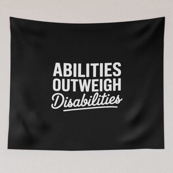 Item preview, Abilities Outweigh Disabilities - Best Idea for Sped  designed and sold by PowAcademy.