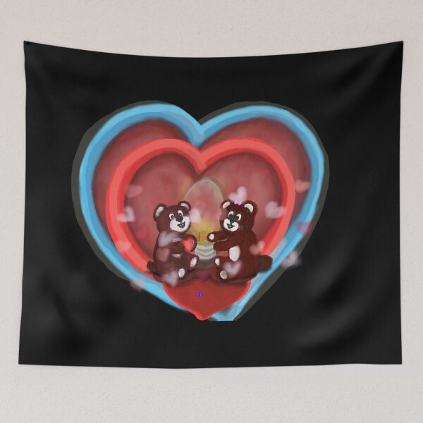 Item preview, Love Bears – Cute Valentine Heart designed and sold by DCSMKreativ.