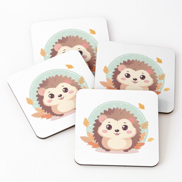 Artikelvorschau, Kawaii-Igel – Niedliche Plüschigel-Illustration entworfen und verkauft von Rocamisetas.