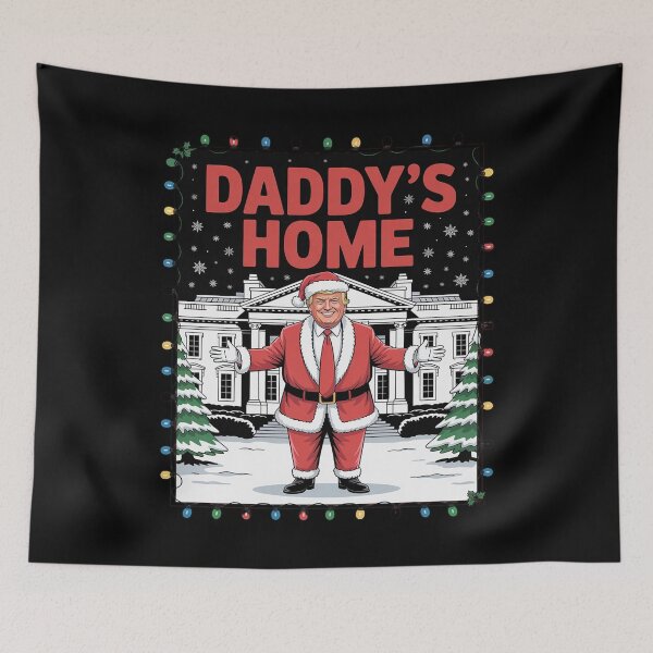 Item preview, Daddy's Home I'll Be Home For Christmas Trump  designed and sold by AquaKiev.