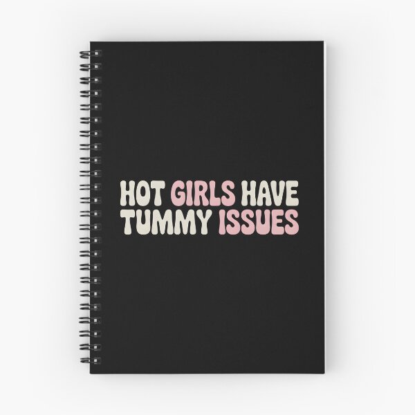 Item preview, Hot Girls Have Tummy Issues - This funny design is for confident girls who live with tummy issues, IBS or digestive problems and choose humor, self-acceptance and body positivity instead of shame.  designed and sold by ZyziowskyArt.