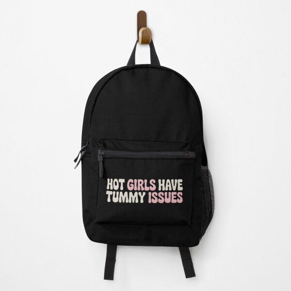 Item preview, Hot Girls Have Tummy Issues - This funny design is for confident girls who live with tummy issues, IBS or digestive problems and choose humor, self-acceptance and body positivity instead of shame.  designed and sold by ZyziowskyArt.