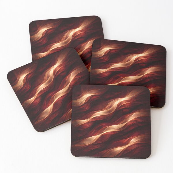 Item preview, Crimson Current pattern  designed and sold by LuxeFusionArt.