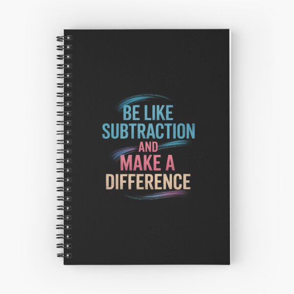 Item preview, Be Like Subtraction And Make A Difference 1  designed and sold by PowAcademy.