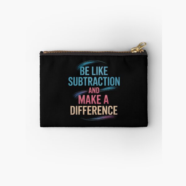 Item preview, Be Like Subtraction And Make A Difference 1  designed and sold by PowAcademy.
