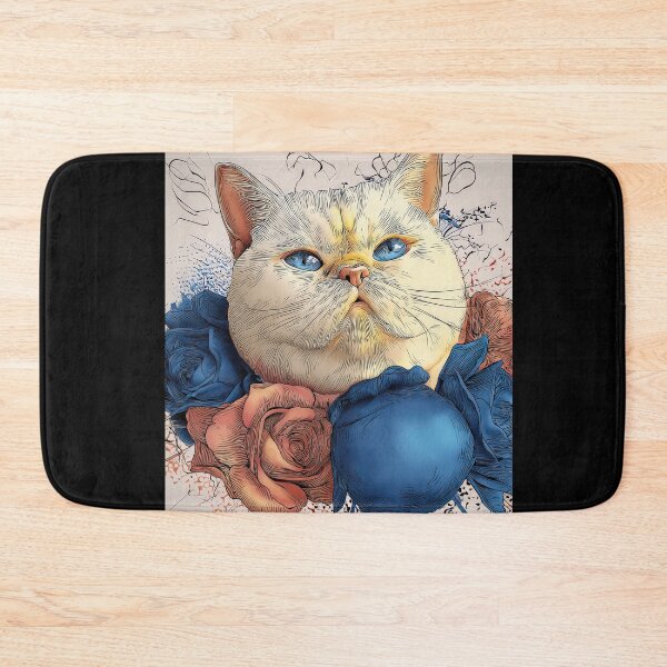 Item preview, Cute Comic Kitten with Speech Bubble Illustration designed and sold by Grafititee.