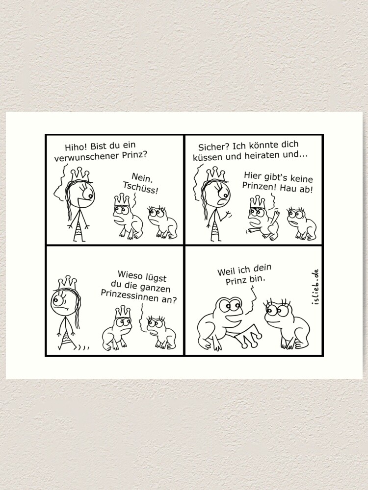 Alternative Ansicht von Prinz islieb Comic Kunstdruck
