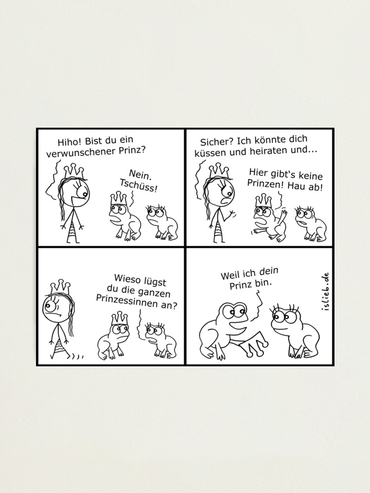 Alternative Ansicht von Prinz islieb Comic Fotodruck