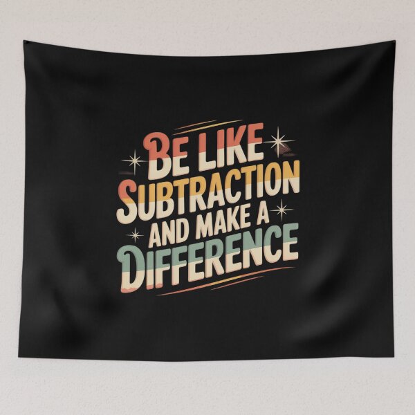 Item preview, Be Like Subtraction And Make A Difference Math Teacher 1  designed and sold by CombatTask.