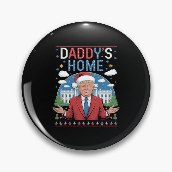 Item preview, Daddy's Home Pink Trump Ugly Christmas  designed and sold by AquaKiev.