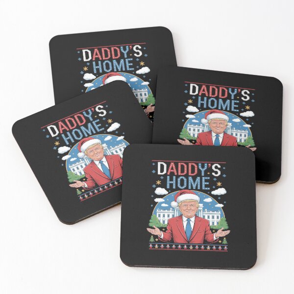 Item preview, Daddy's Home Pink Trump Ugly Christmas designed and sold by AquaKiev.