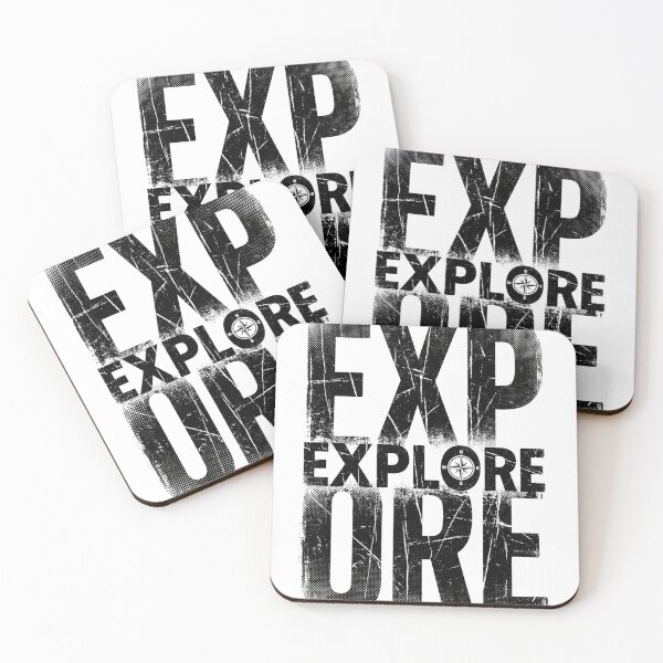 Item preview, Distressed EXPLORE Grunge Typography T-Shirt designed and sold by Everyday Epics.