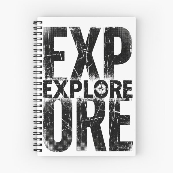 Item preview, Distressed EXPLORE Grunge Typography T-Shirt designed and sold by Everyday Epics.
