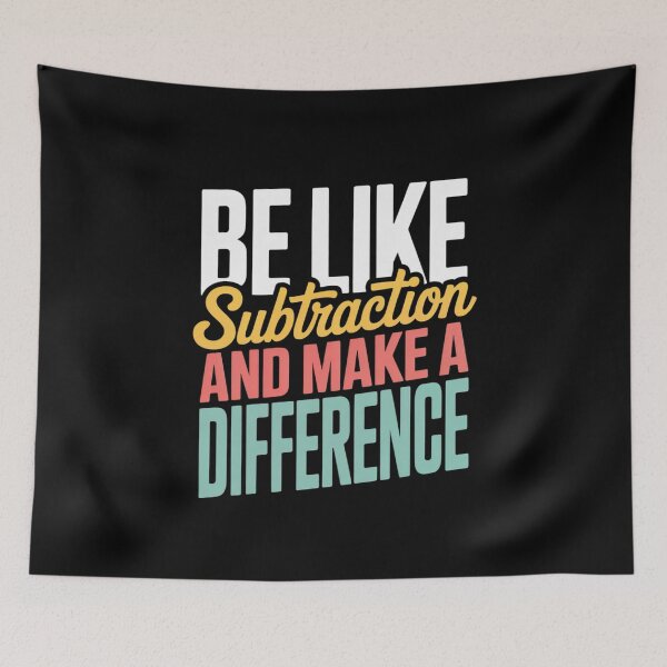 Item preview, Be Like Subtraction And Make A Difference Math Teacher 2  designed and sold by PowAcademy.