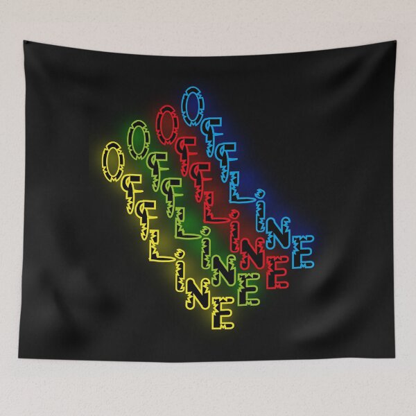 Item preview, OFFLINE – Gamer Fashion Retro Neon designed and sold by DCSMKreativ.
