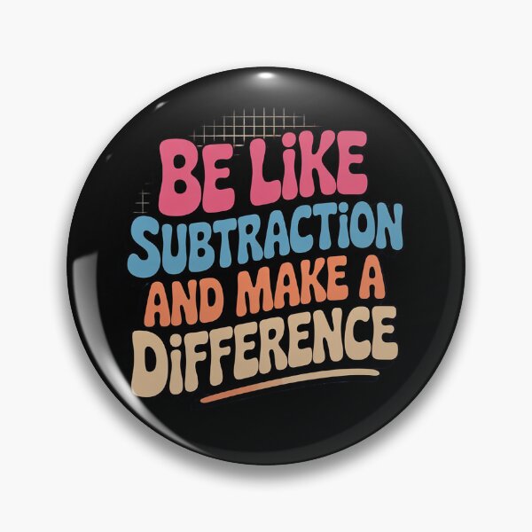 Item preview, Be Like Subtraction And Make A Difference Math Teacher  designed and sold by PowAcademy.