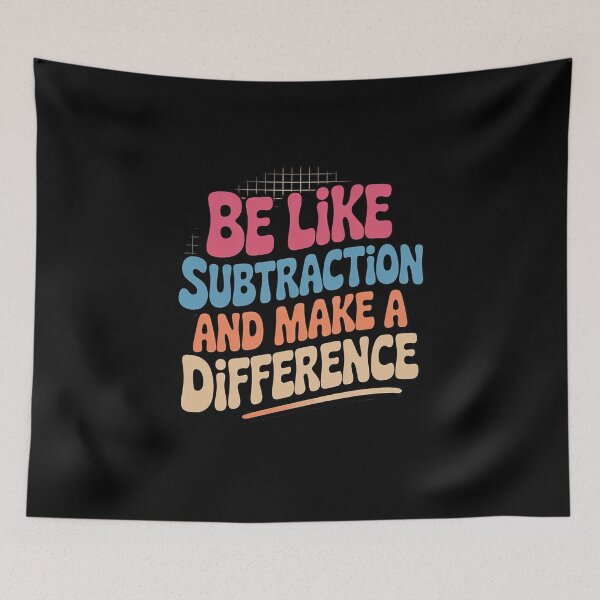Item preview, Be Like Subtraction And Make A Difference Math Teacher  designed and sold by PowAcademy.