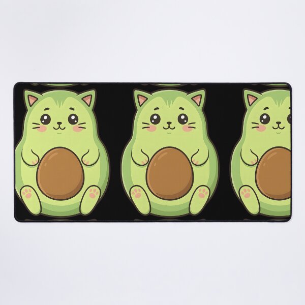Item preview, Funny Avocato Cat Avocado Pun Cute Kawaii Kitty Kitten Food Humor designed and sold by DrawHandArt.
