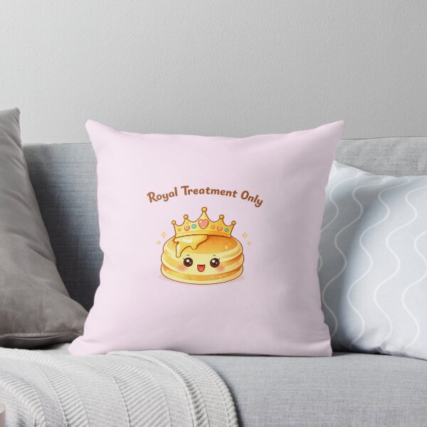 Item preview, Royal Treatment Only – Smiling GF Pancake with Crown | Cute Gluten Free Foodie Design designed and sold by My Gluten Free Life UK.