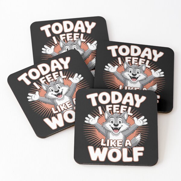 Item preview, Childrens Today I feel like a Wolf Kids Wolf 1  designed and sold by CombatTask.